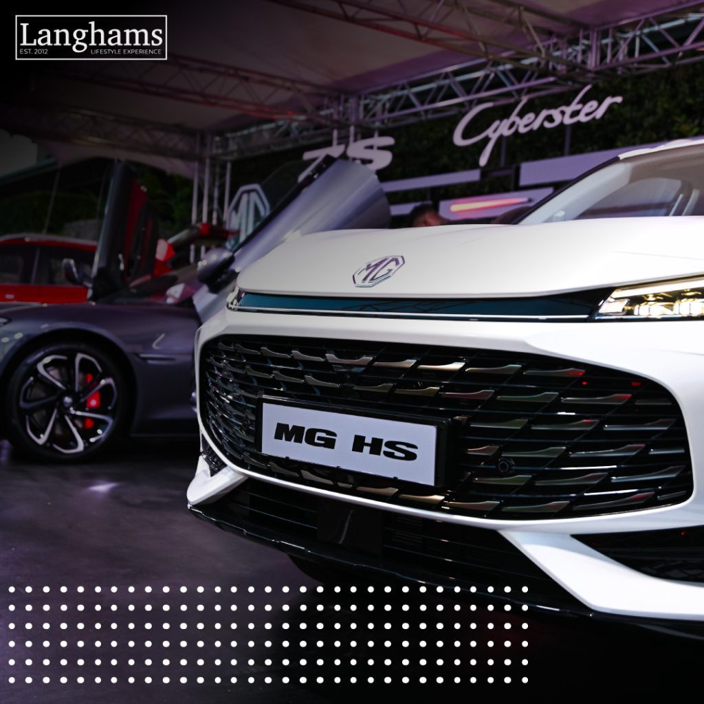 VIP brand activation setup with privacy at Langhams venue